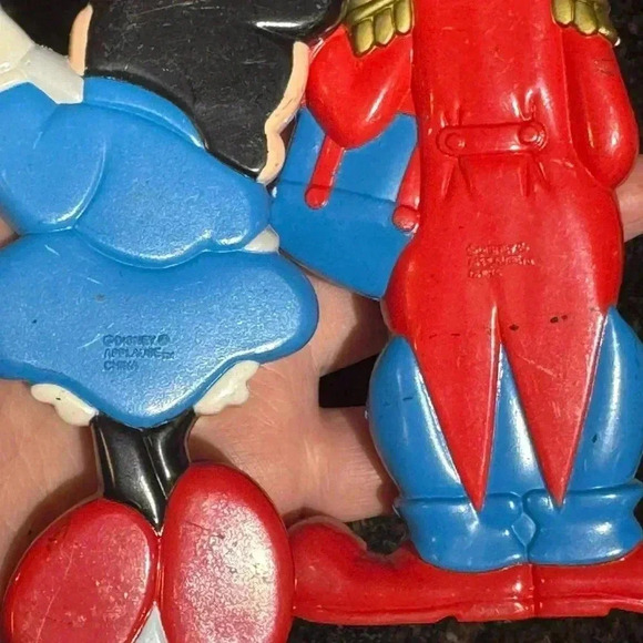 Vintage Mickey Mouse Whistle Kazoos Whistles Stand Up Figures Disney - Picture 9 of 10